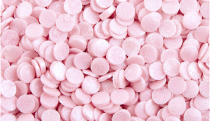 Посыпка сахарная Конфетти розовое перламутровое